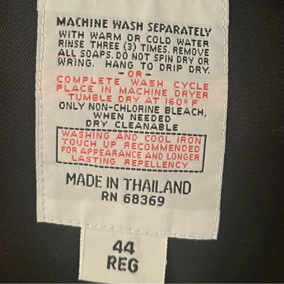 Towns by London Fog vintage double breasted trench coat, size 44 Regular - Picture 6 of 7